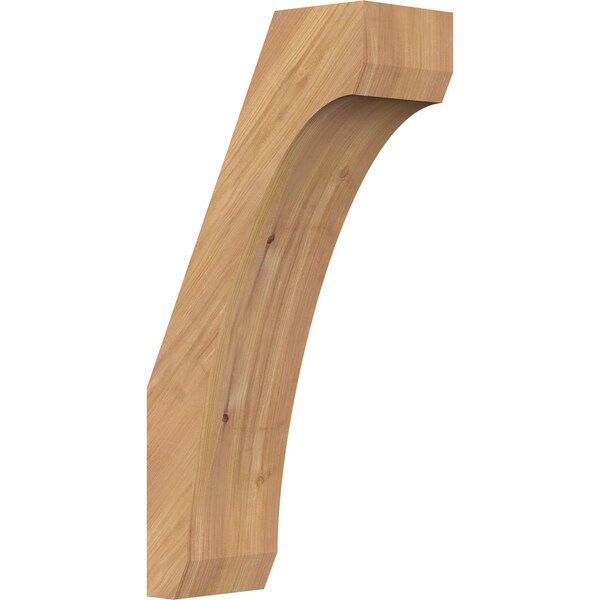 Ekena Millwork 5 1/2"W x 12"D x 24"H Legacy Smooth Knee Brace, Western Red Cedar BRC06X12X24LEC00SWR - main